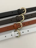 کمربند زنانه زباندار نیم گرد Z43