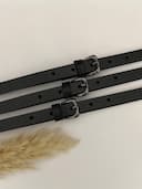 کمربند زنانه زبانه دار دودی Z39