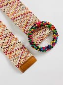 کمربند حصیری کشی رنگی H16